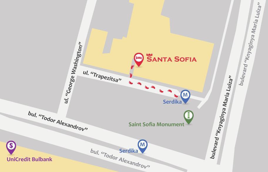 Santa Sofia Hotell Exteriör bild